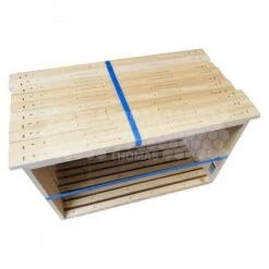 Cadres Dadant Corps Droit Mi-bois Filé Verticalement (lot 10 Pièces)