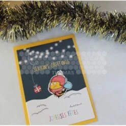 CARTE ILLUSTRATION C.DANA - JOYEUSES FETES - LA CADOBEE