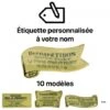 Étiquette Personnalisée 2 Étiquette Personnalisée -Outil Sapicoles Magasin etiquettes autocollantes personnalisees