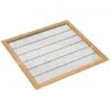 Grille à Reine Métallique Dadant -Outil Sapicoles Magasin grille a reine metallique dadant 12 cadres avec encadrement bois