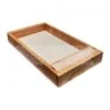 Nourrisseur Couvre-cadres Bois Paraffiné 4 L Ruchette Dadant 6 Cadres -Outil Sapicoles Magasin nourrisseur couvre cadres bois paraffine ddt 6 c 280x500x70