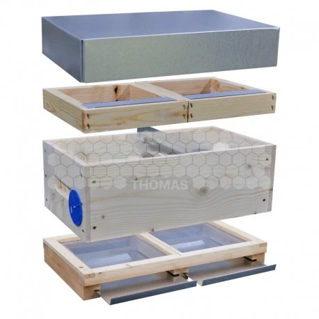 Ruchette D'élevage/fécondation Nucléi Maxiplus Thomas® (sans Cadrons) 3 Ruchette D'élevage/fécondation Nucléi Maxiplus Thomas® (sans Cadrons)