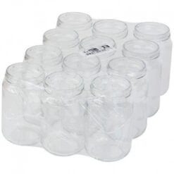 Pots Verre Normal 500 G TO 63 (pack De 12 Pièces Sans Capsules)
