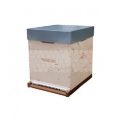 Ruche Mi-bois Dadant 10 Cadres Pribois® Avec Toit Plat Et Cadres