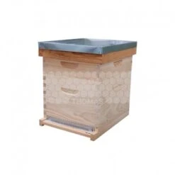 Ruche à Tenons Dadant 10 Cadres Tradition Avec Toit Plat Et Cadres