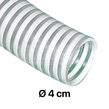 Tuyau Spiral Plastique Alimentaire Renforcé Par Du Nylon - Ø 4 Cm 3 Tuyau Spiral Plastique Alimentaire Renforcé Par Du Nylon - Ø 4 Cm
